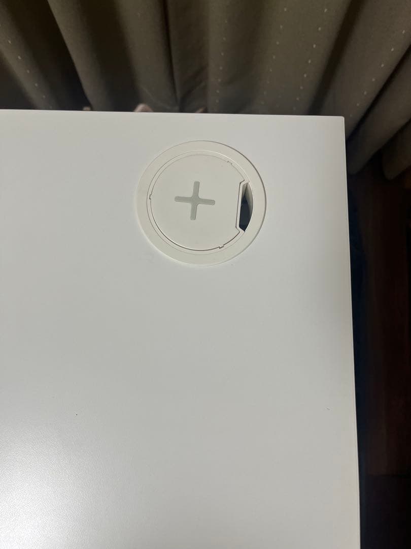 IKEA MICKE ホワイトデスク 2引き出し Qi充電器