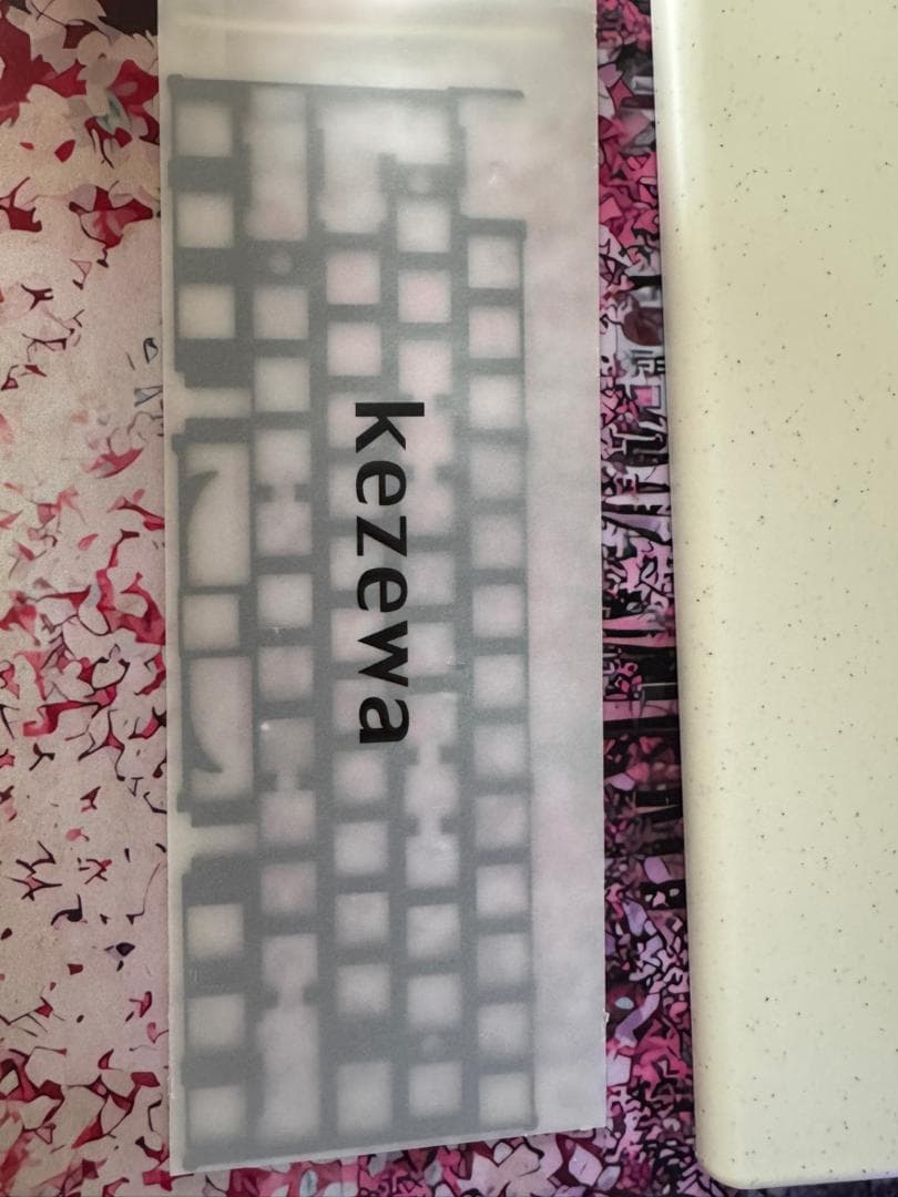 Nuxros sebas60 Red PVD Black 自作キーボード