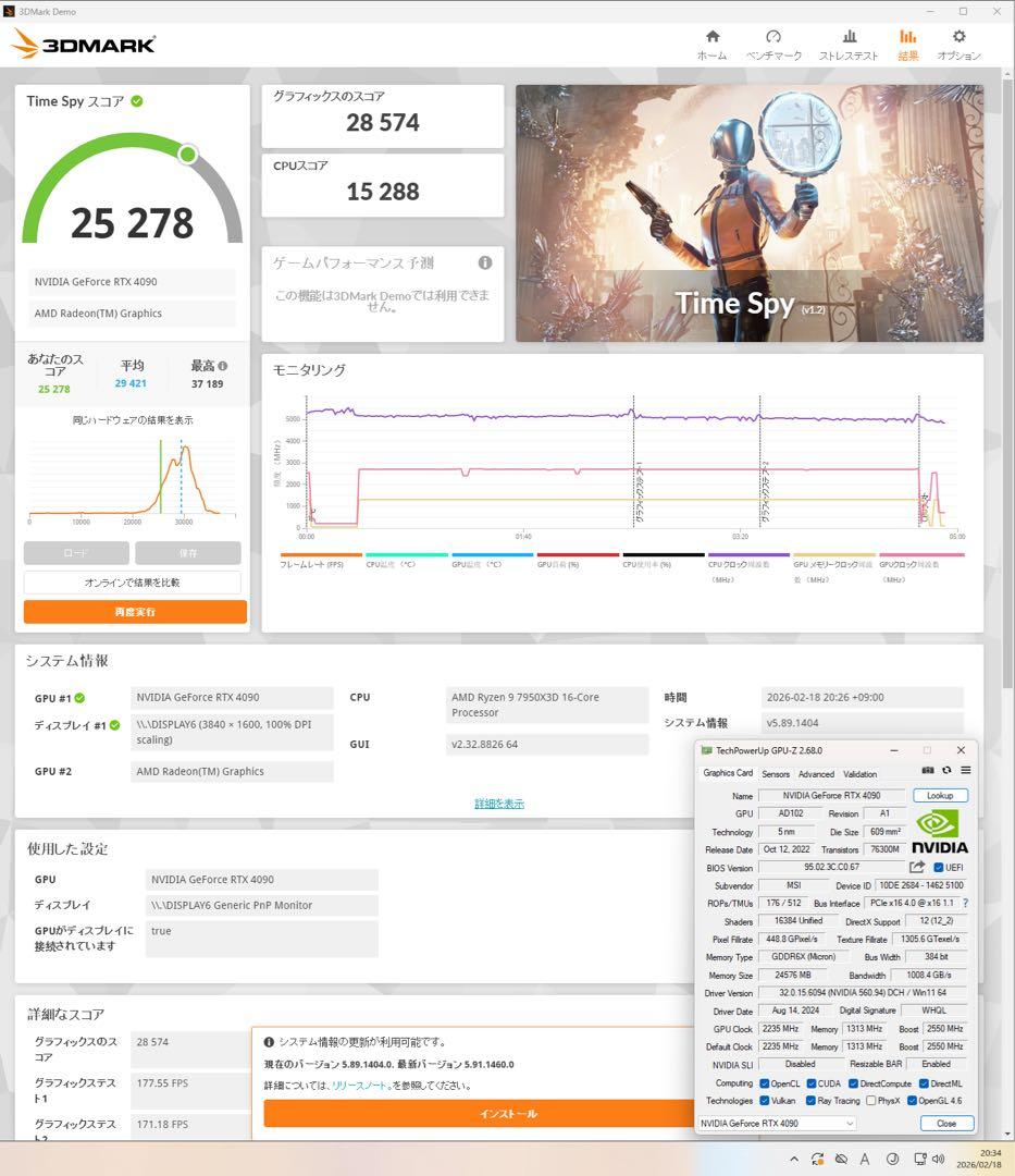 【箱付】MSI GeForce RTX 4090