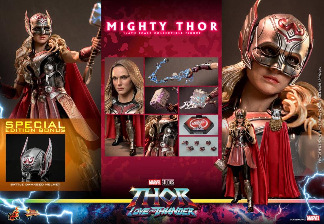 ホットトイズ 1/6 ソー：ラブサンダー マイティ・ソー MMS663B