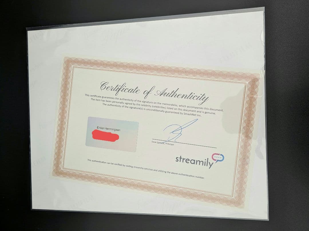 Hazbinhotel CHARLIE 8×10in サイン入りプリント