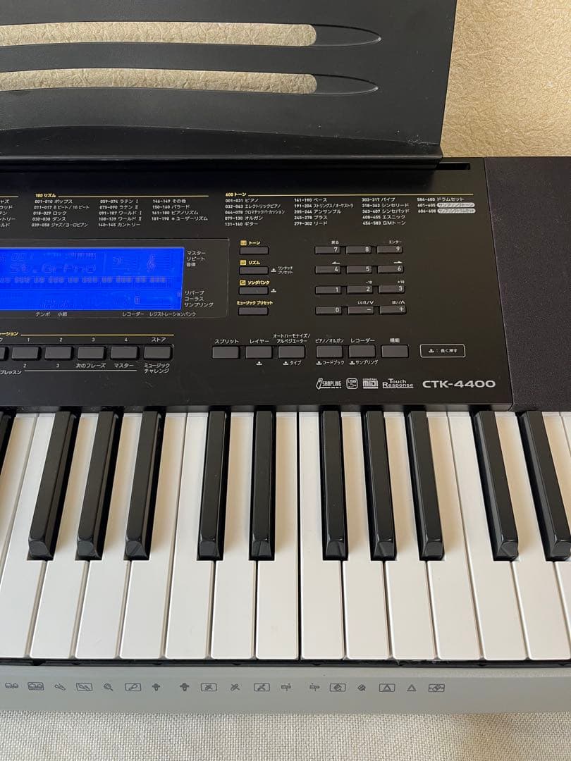 【美品】CASIO CTK-4400 電子ピアノ 2017年製 動作確認済