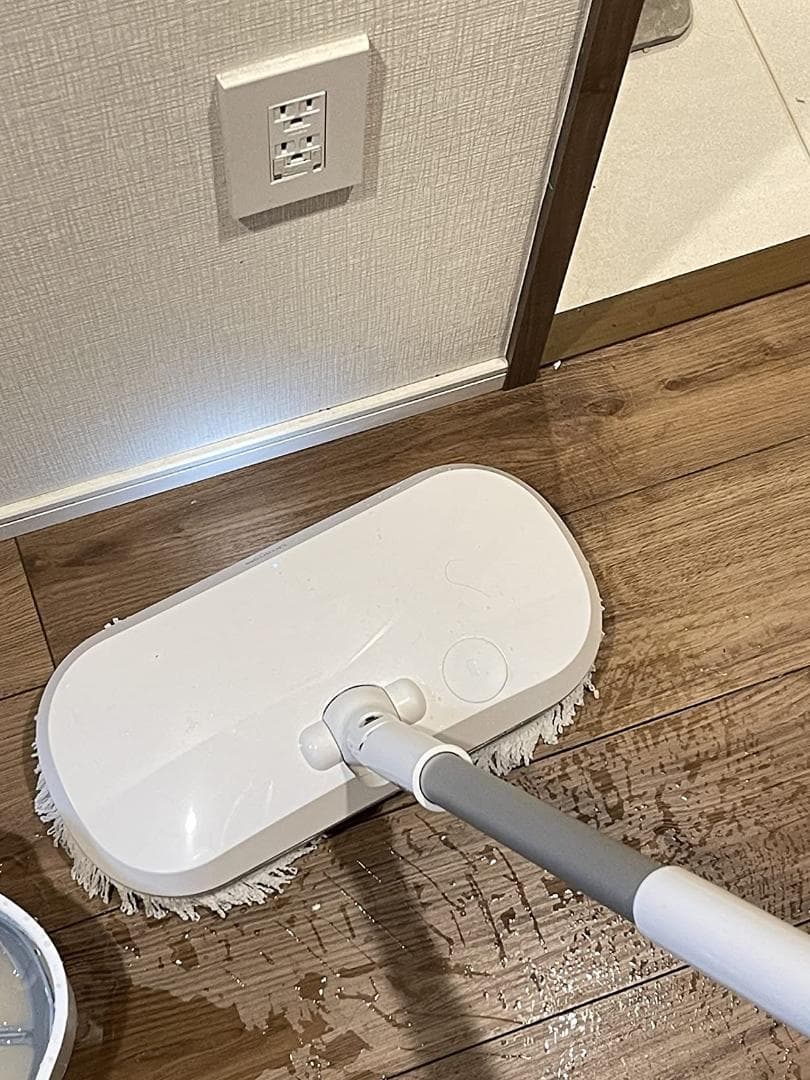 LED照明付き 回転モップ フロアワイパー