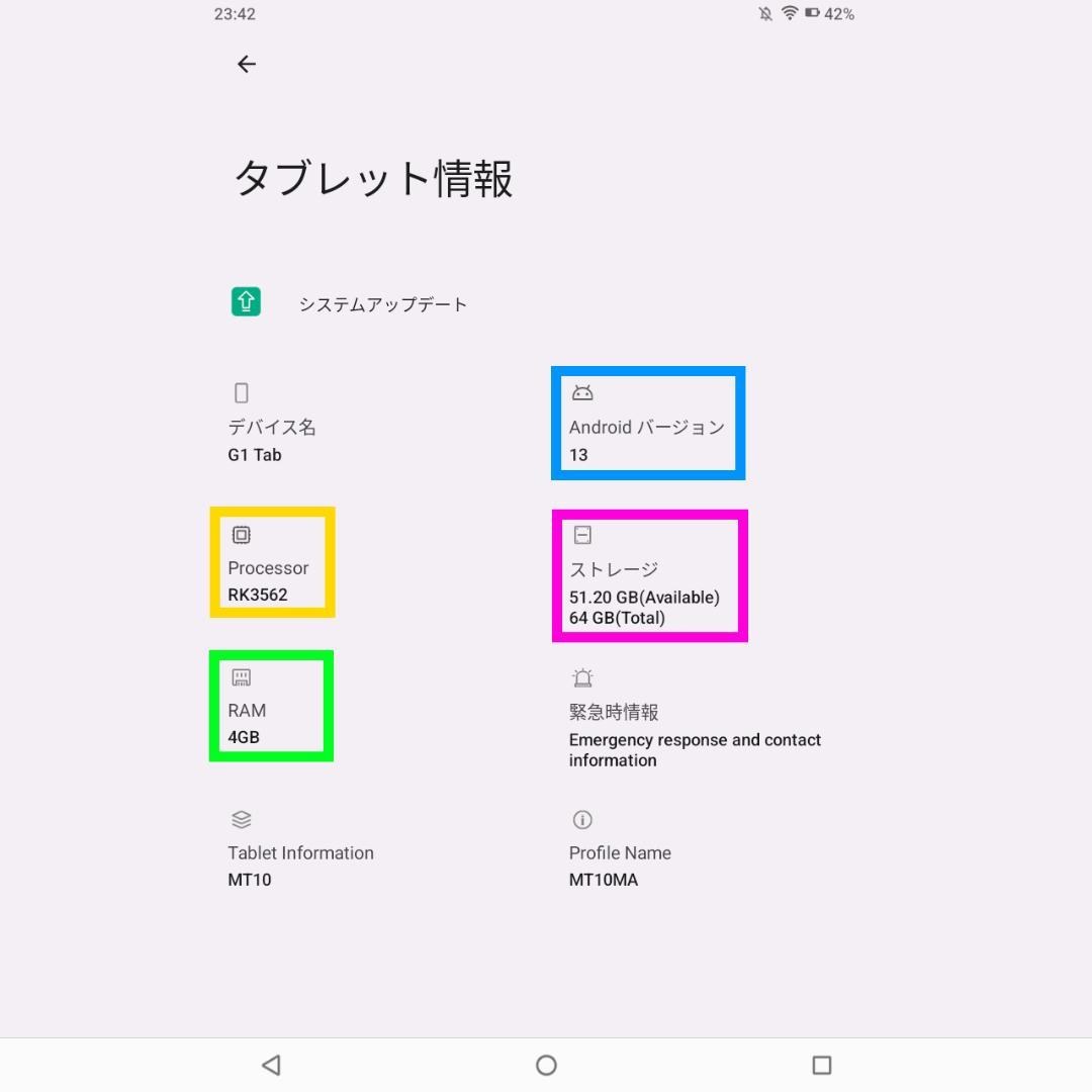良品 10インチ UMIDIGI G1 タブレット