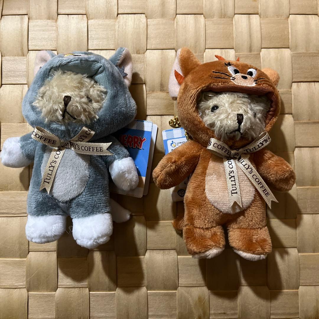 タリーズコーヒー ベアフル トムとジェリー セット(紙袋1枚付き)