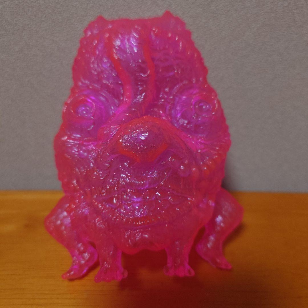 もうこやま　キチガエル　モウコヤマ　ソフビ　レア　クリアピンク