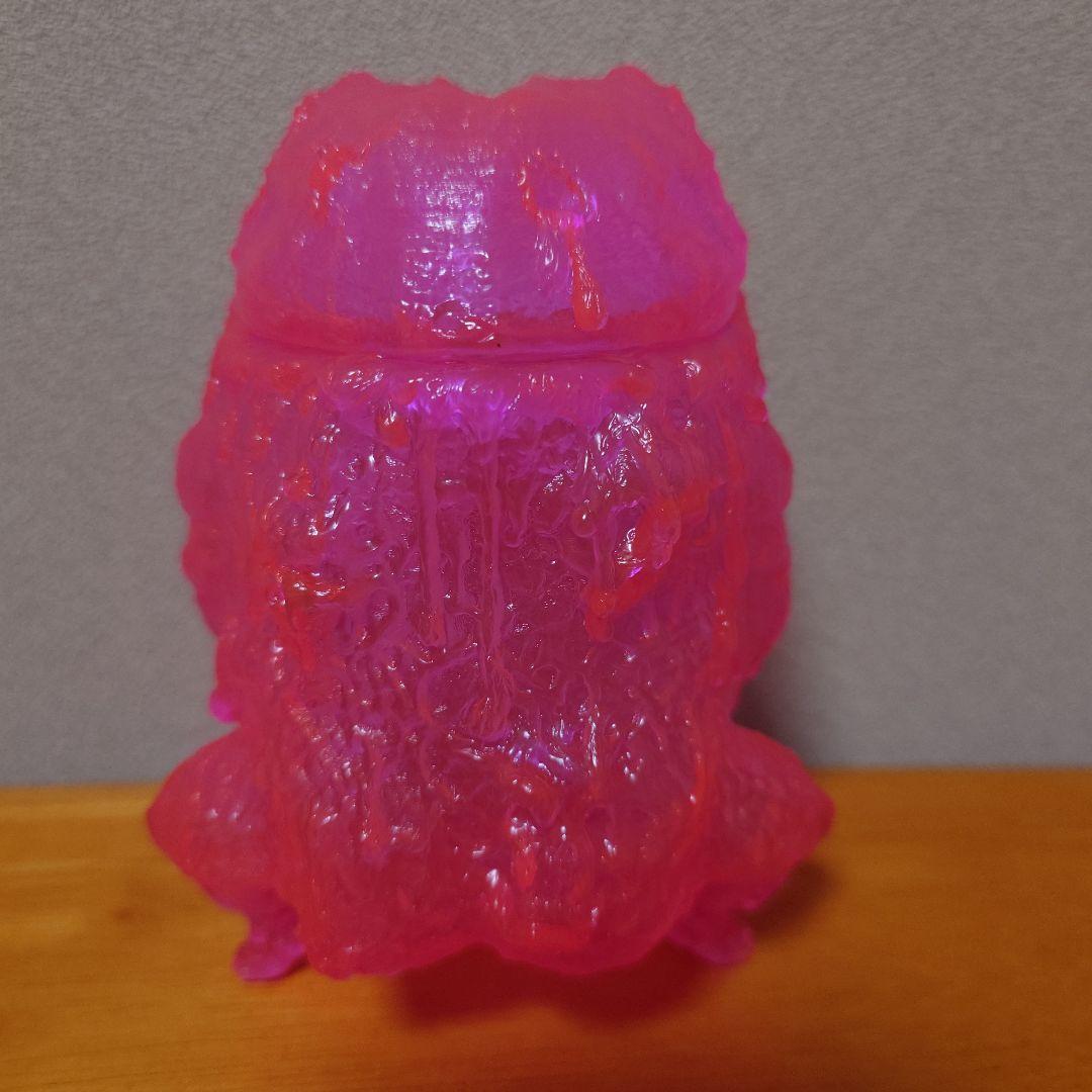 もうこやま　キチガエル　モウコヤマ　ソフビ　レア　クリアピンク