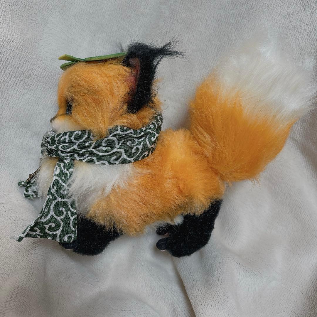 作家 アートドール 狐 ハンドメイド ぬいぐるみ
