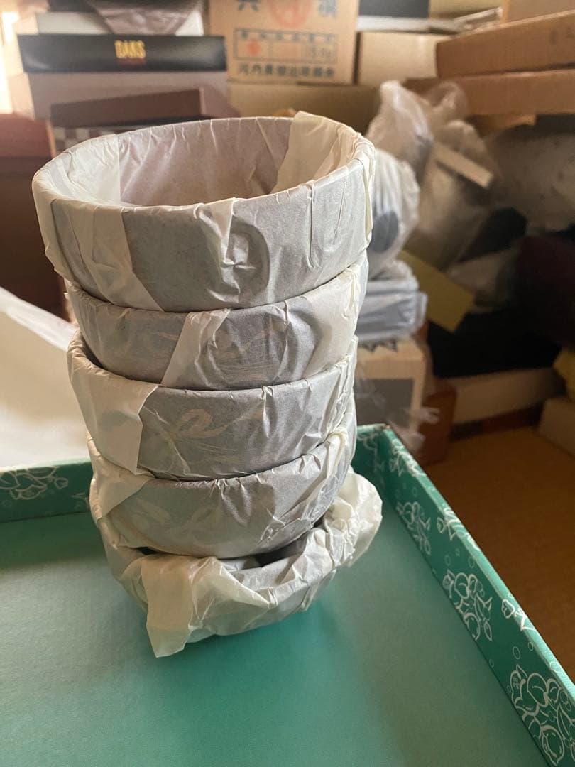 陶器製食器セット カラフル動物モチーフ