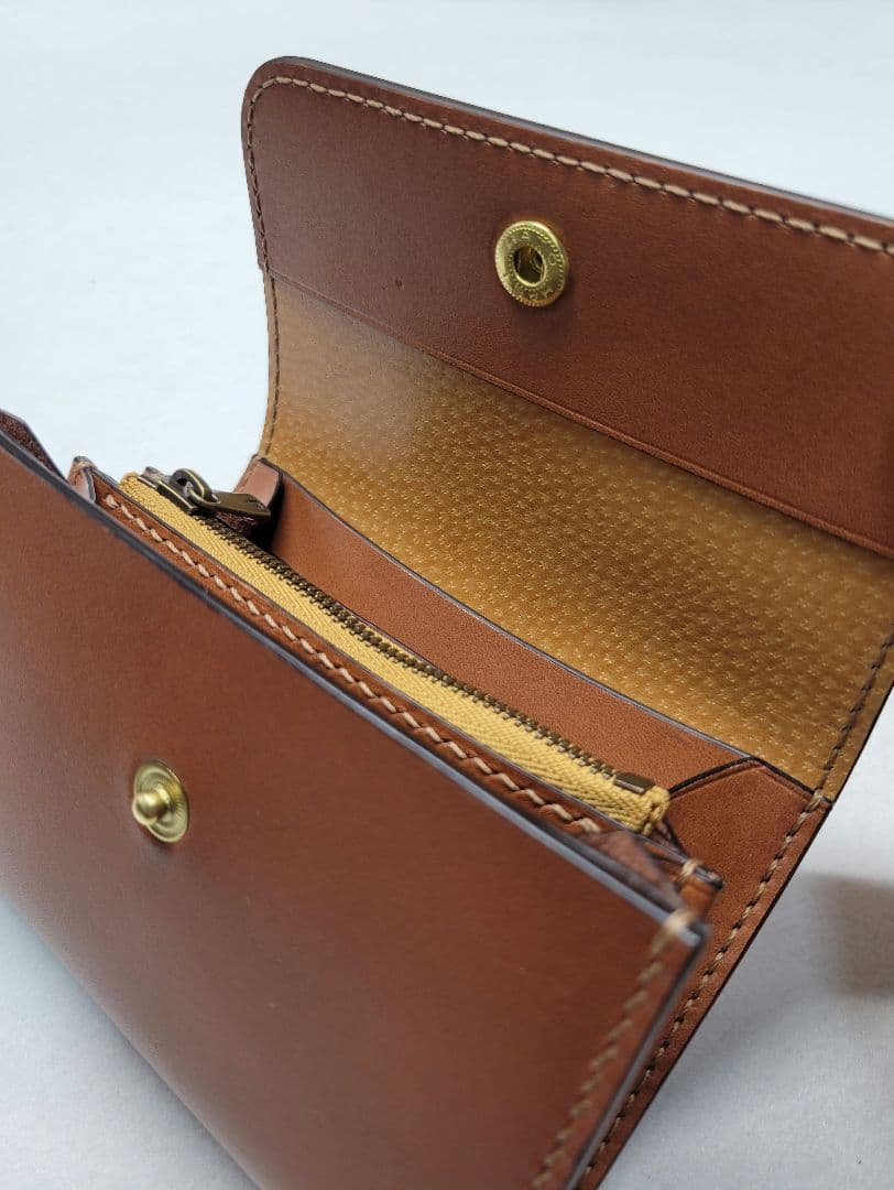 小銭入れ　ケース　財布　ハンドメイド　ハーフウォレット　コンパクト財布