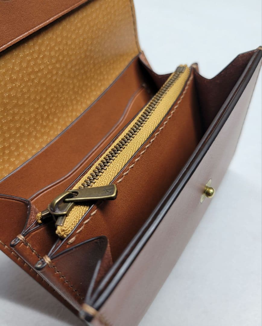 小銭入れ　ケース　財布　ハンドメイド　ハーフウォレット　コンパクト財布