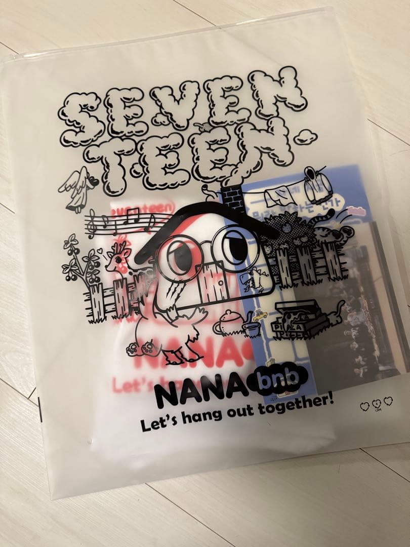 SEVENTEEN Scoups エスクプス　ナナ民泊 Tシャツ Sサイズ