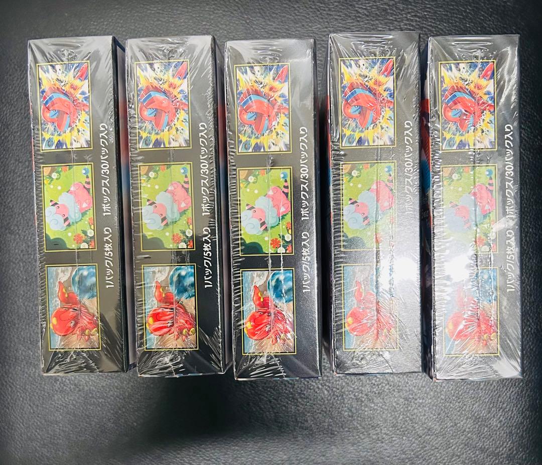 ポケカ ニンジャスピナー 5箱セット 新品未開封シュリンク付き