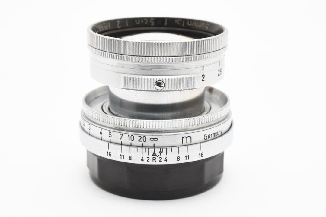 ライカ LEICA SUMMITAR 5cm F2 Lマウント 沈胴 レンズ