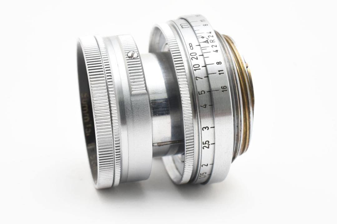 ライカ LEICA SUMMITAR 5cm F2 Lマウント 沈胴 レンズ
