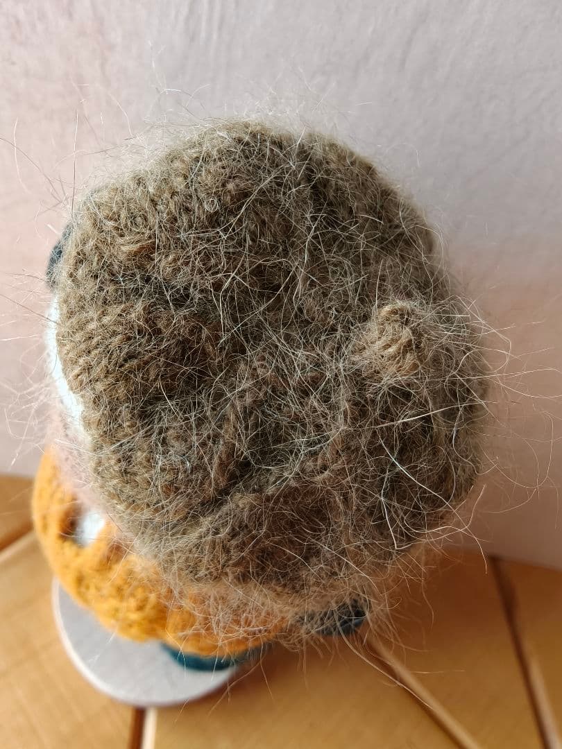 新品|ハンドメイド パンダ 着せ替え人形 ウール製 あみぐるみ 可動式