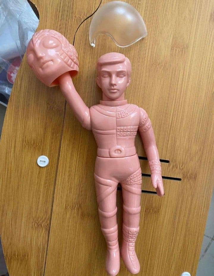 人造人間・キカイダー ソフビ人形 未塗装 25cm
