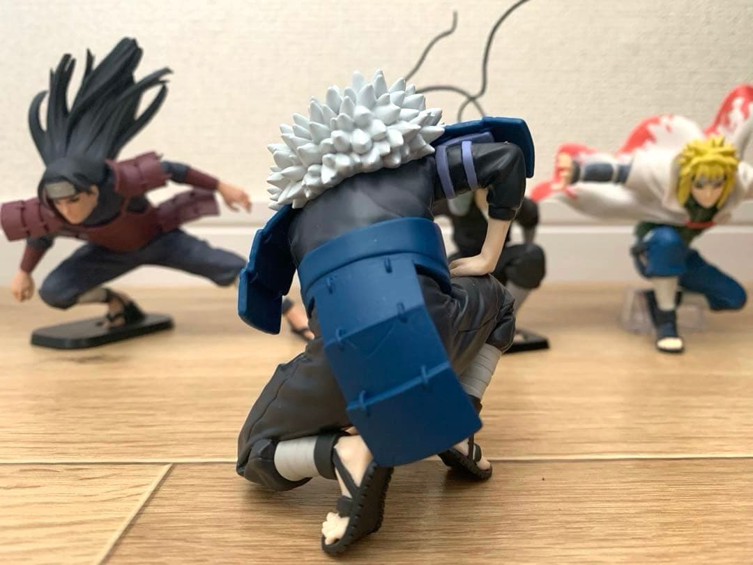 NARUTO-ナルト火影 4体セット 最強の兵ども　穢土転生 フィギュア 箱あり