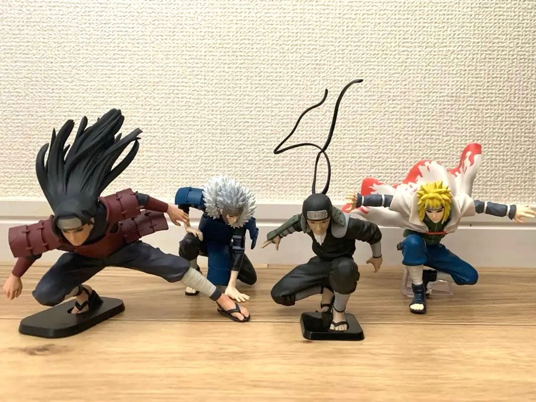 NARUTO-ナルト火影 4体セット 最強の兵ども　穢土転生 フィギュア 箱あり