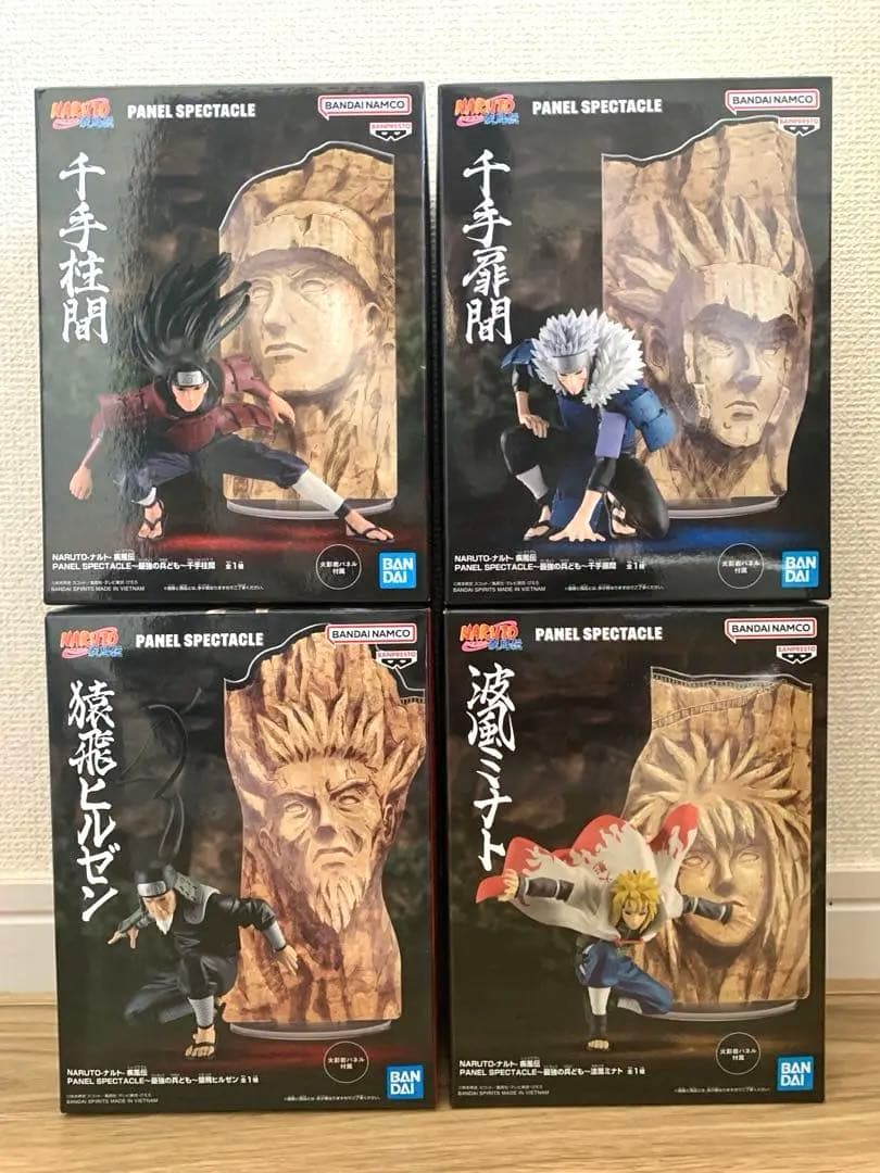 NARUTO-ナルト火影 4体セット 最強の兵ども　穢土転生 フィギュア 箱あり