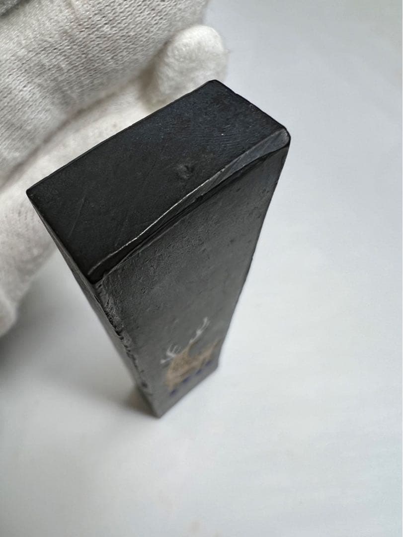 奈良老舗極上油煙古墨神鹿 (しんろく)高級作品用 稀少枯墨状態良25g