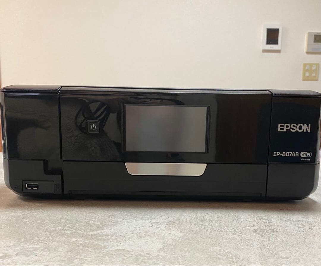 EPSON EP-807AB プリンター 本体　純正インク2色付き