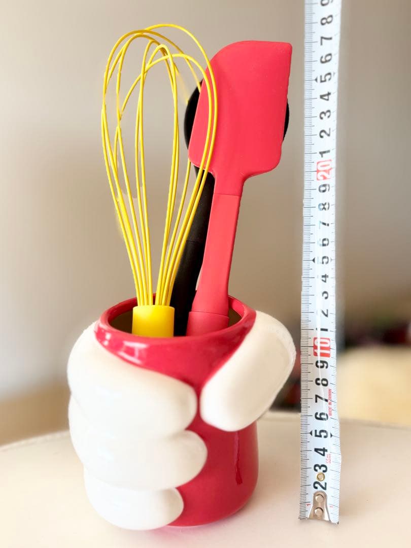 ディズニーランドパリ　ミッキー手型ポット+キッチンツールセット