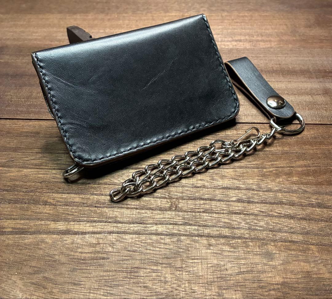 馬革本革トラッカーウォレット