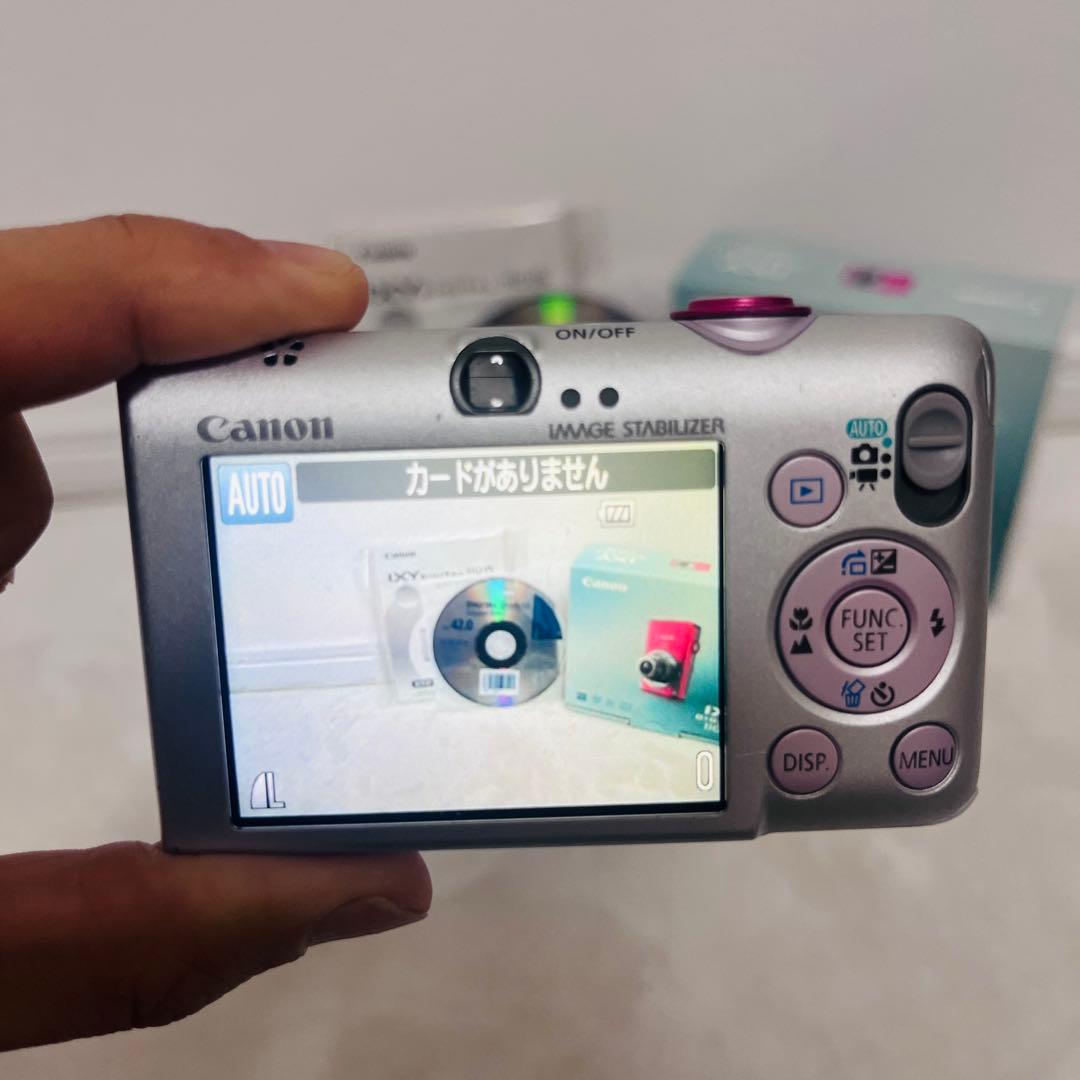 美品Canon IXY DIGITAL 110 IS デジカメ ピンク キャノン