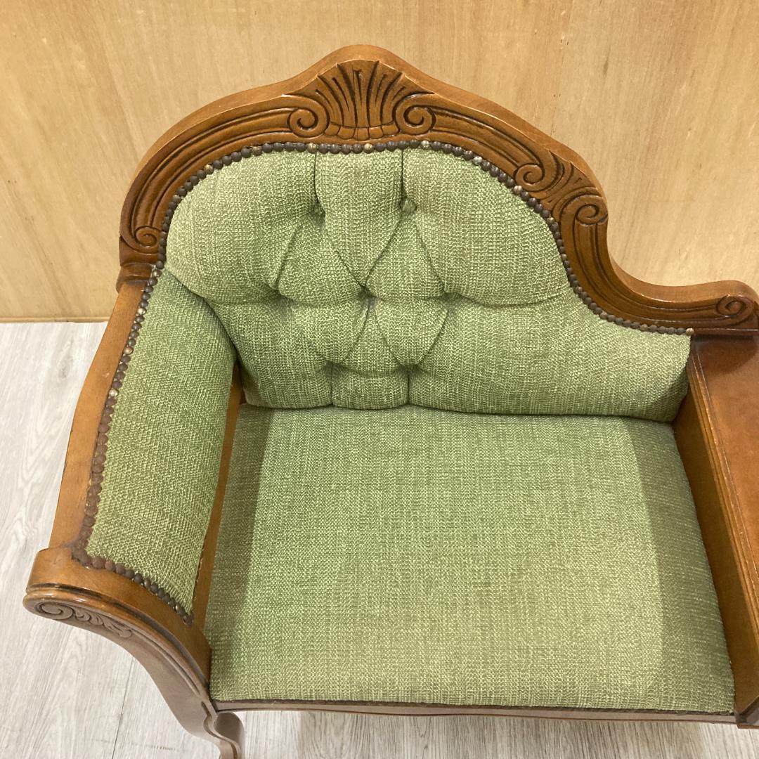 アンティーク調　猫脚　テレフォンベンチ　クラシック