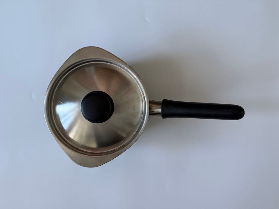 柳宗理　片手鍋　18cm & ミルクパン　2点セット蓋付き　つや消し