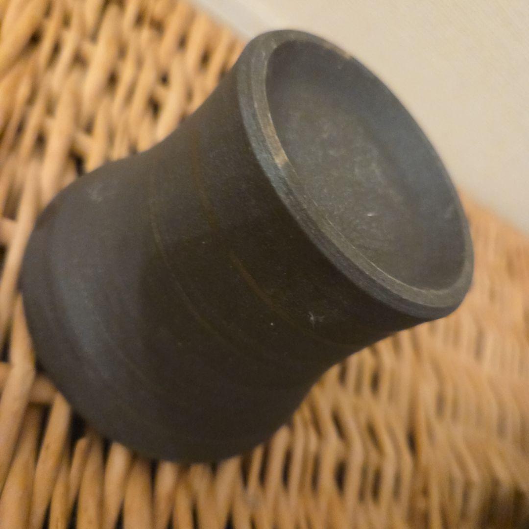 田中恒子　陶器の器鉢セット 濃紺　孔雀釉