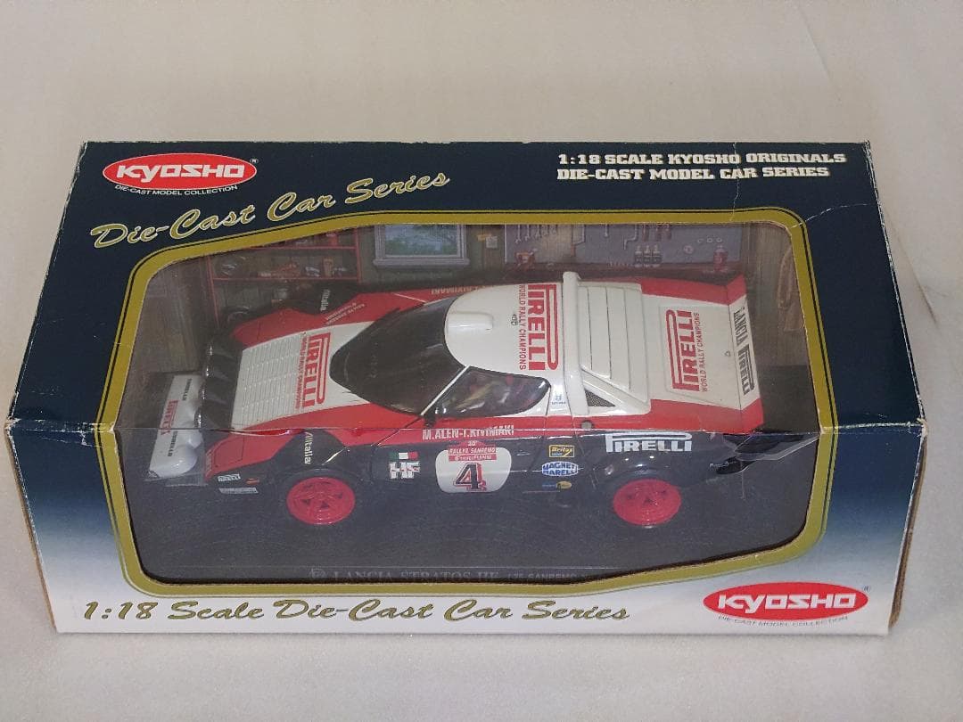 売り切り!プレミア物! /18京商 ランチア ストラトスピレリ75Yサンレモ