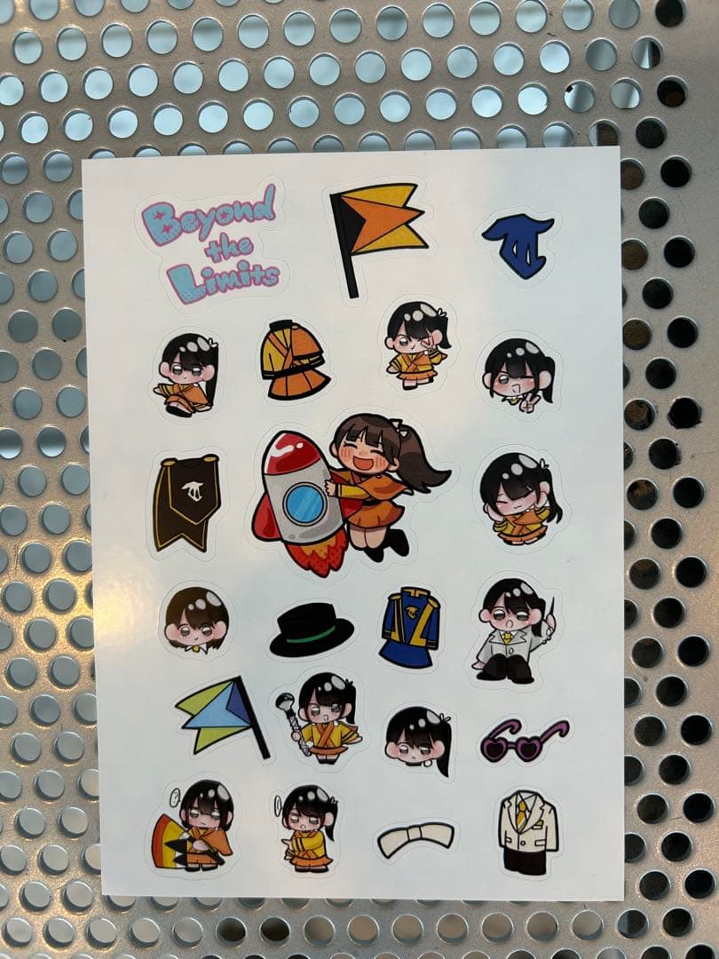 アクリルキーホルダーとステッカーセット　京都橘高校吹奏楽部