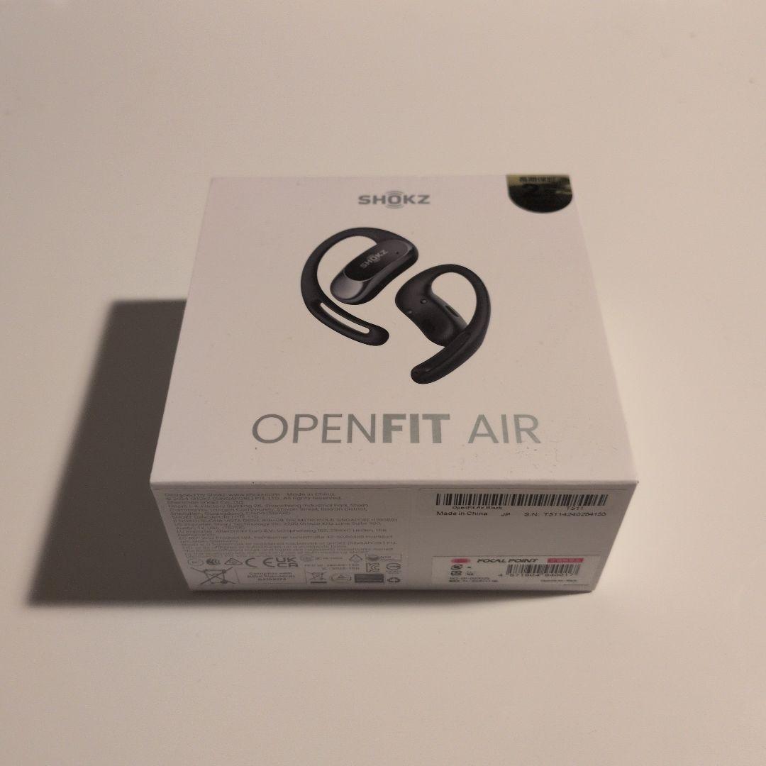 s*e様 SHOKZ Openfit air ワイヤレスイヤホン 耳掛け式 充電