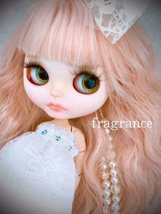 アイシードール　カスタム　ブライス　白肌　ベビーピンク　ふんわり　ゆるふわ