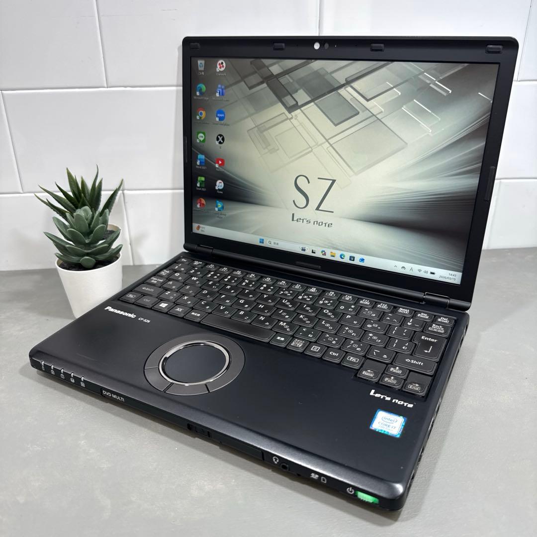【限定品】レッツノートジェットブラックcfsz6☘️7世代i7☘SSD512