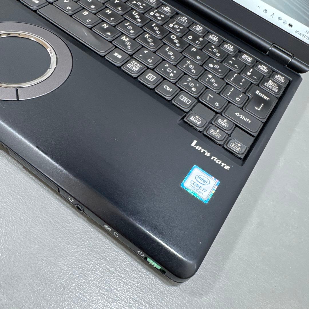 【限定品】レッツノートジェットブラックcfsz6☘️7世代i7☘SSD512