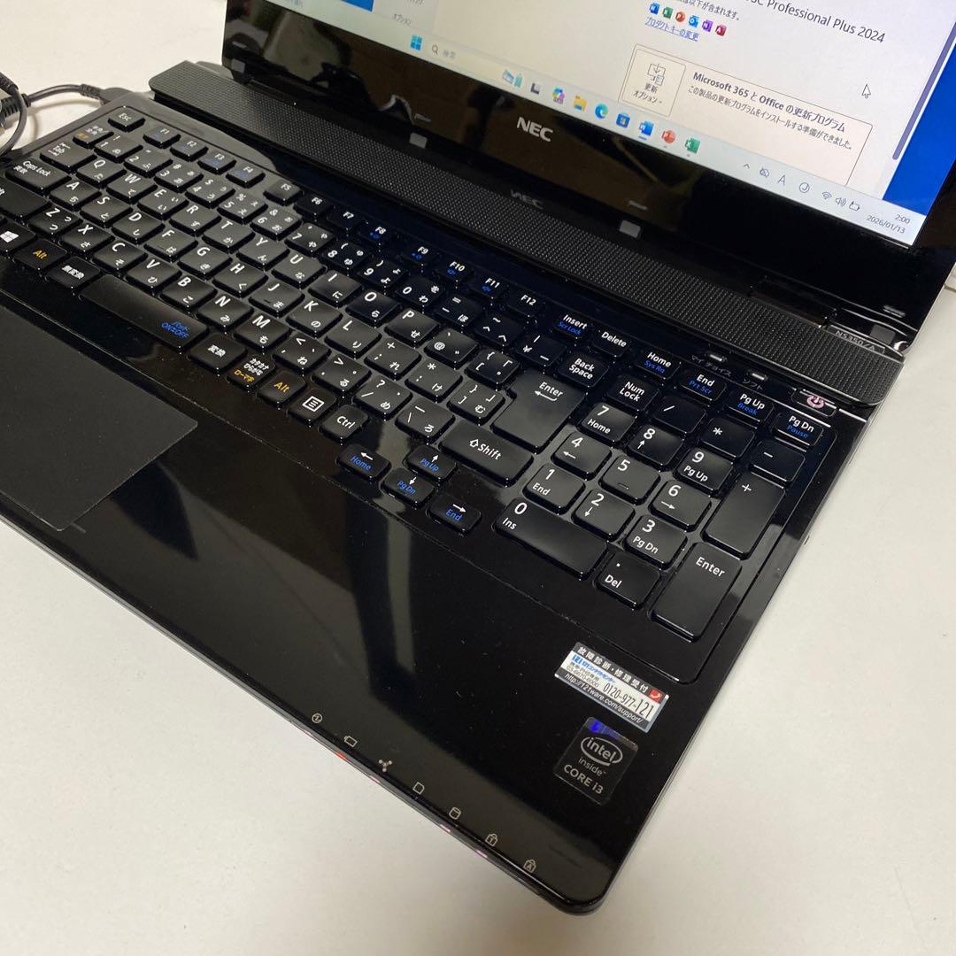 Windows11 オフィス付きCorei3 SSDサクサク起動　NECパソコン