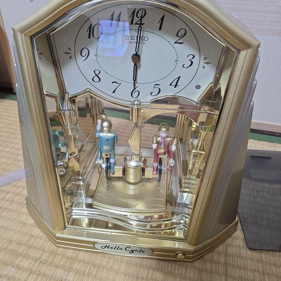 セイコー　からくり時計　置時計　ハローサイクル　re715 希少