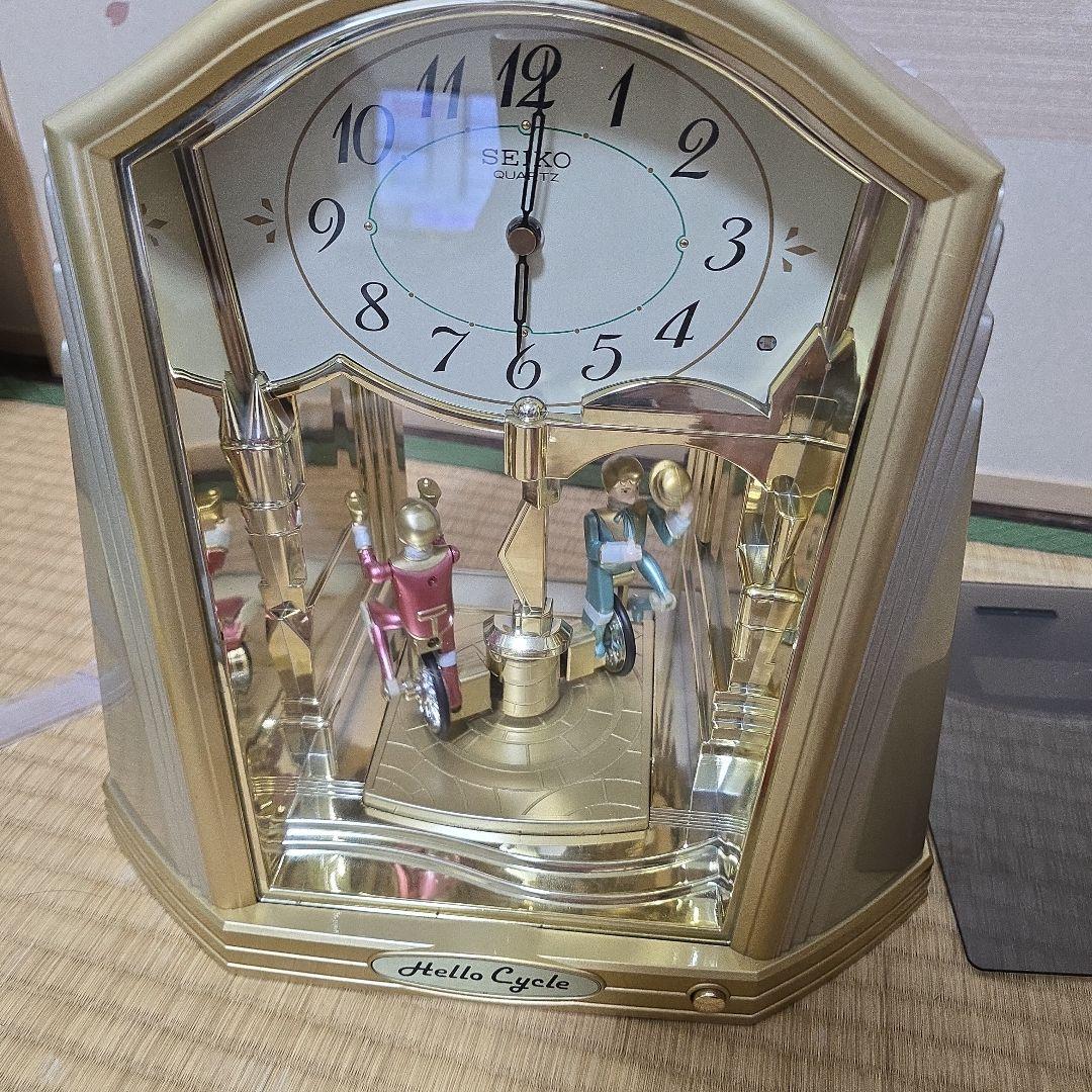 セイコー　からくり時計　置時計　ハローサイクル　re715 希少