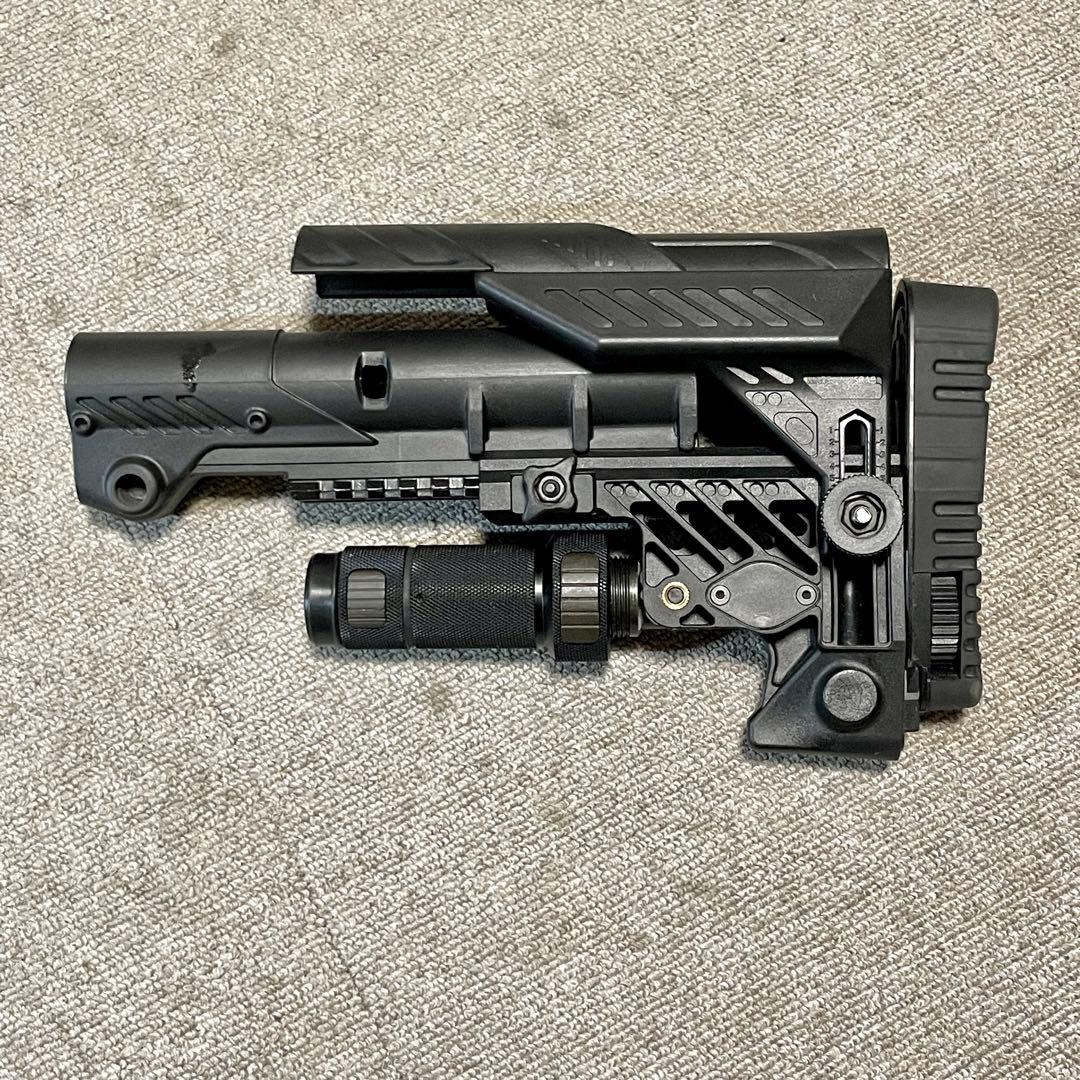 CAAタイプ TACTICAL SRS フルアジャスタブル モノポッド ストック