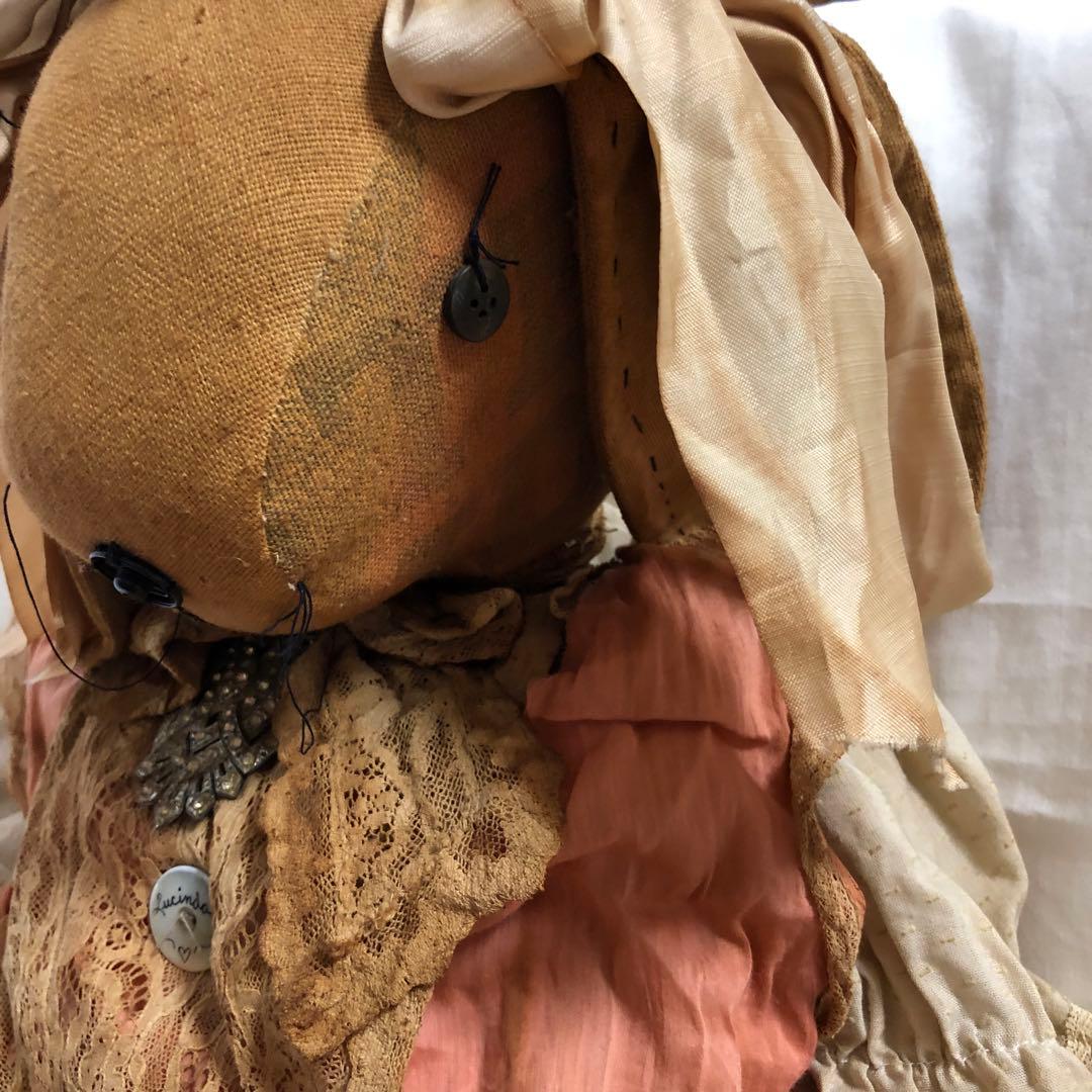 タタードラビット　Lucindaラビット　カントリードール　カントリー雑貨