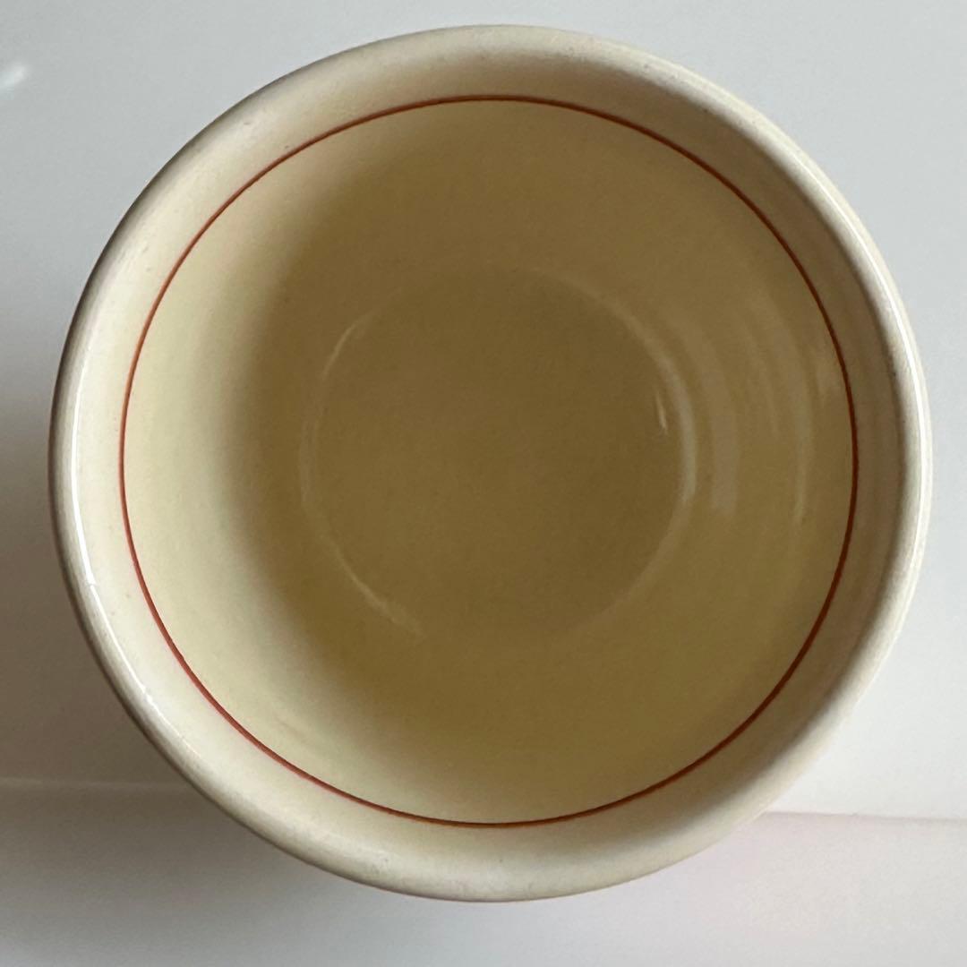 011 スージークーパー　ファエンツァ　赤茶色　エッグカップ