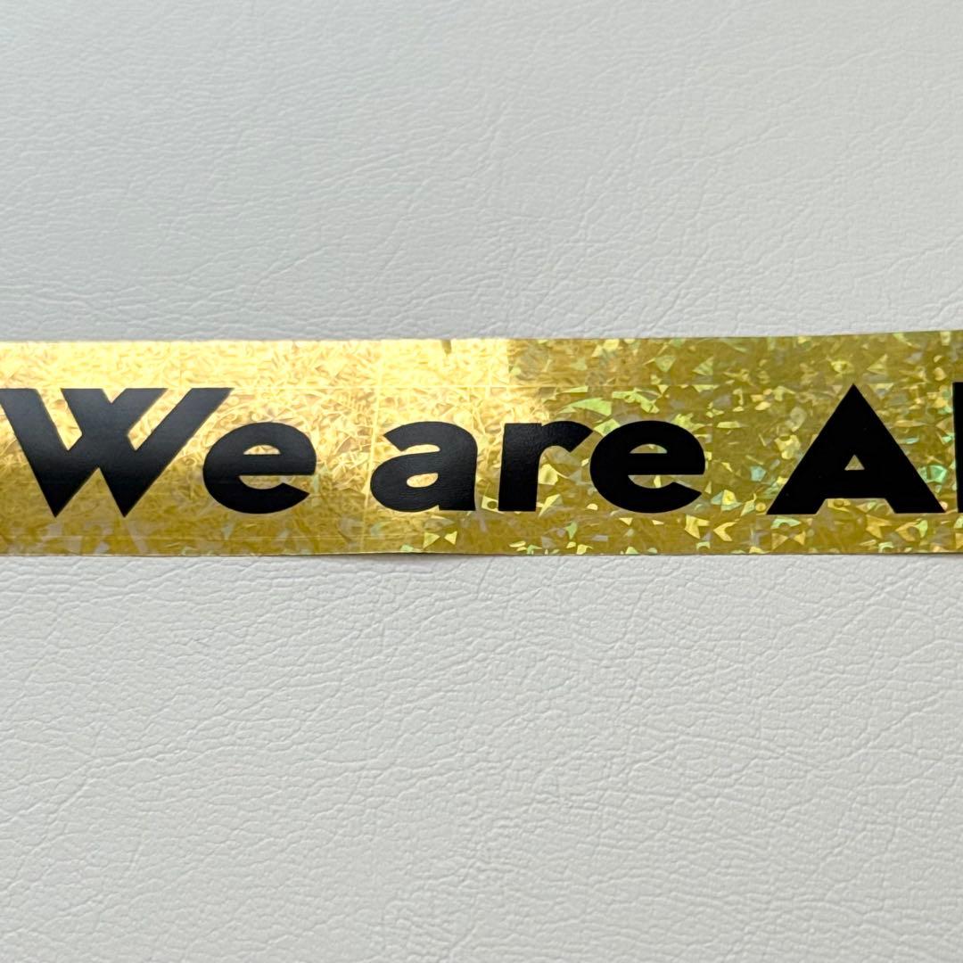 嵐＊We are ARASHI 2026＊銀テープ 金銀2本＊フルサイズ＊紙吹雪