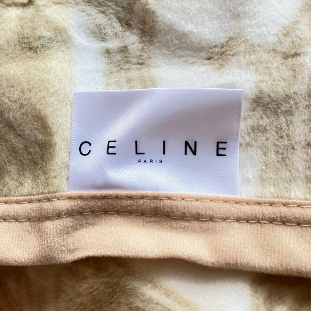 ◆ CELINE セリーヌ 綿毛布 シルキータッチ シングル ベージュ
