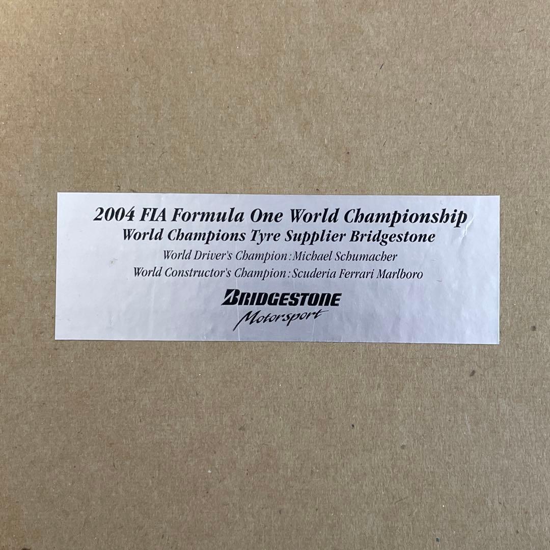 2004 F1 ブリヂストン優勝記念ピン VIP非売品 箱付 シューマッハ