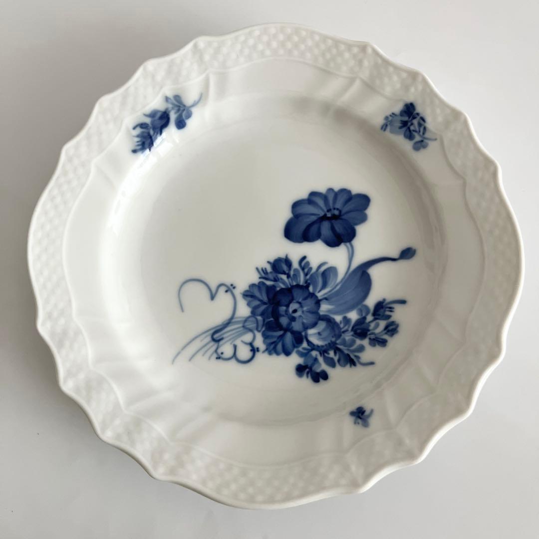 ロイヤルコペンハーゲンブルーフラワーカーブ ケーキプレート2枚③