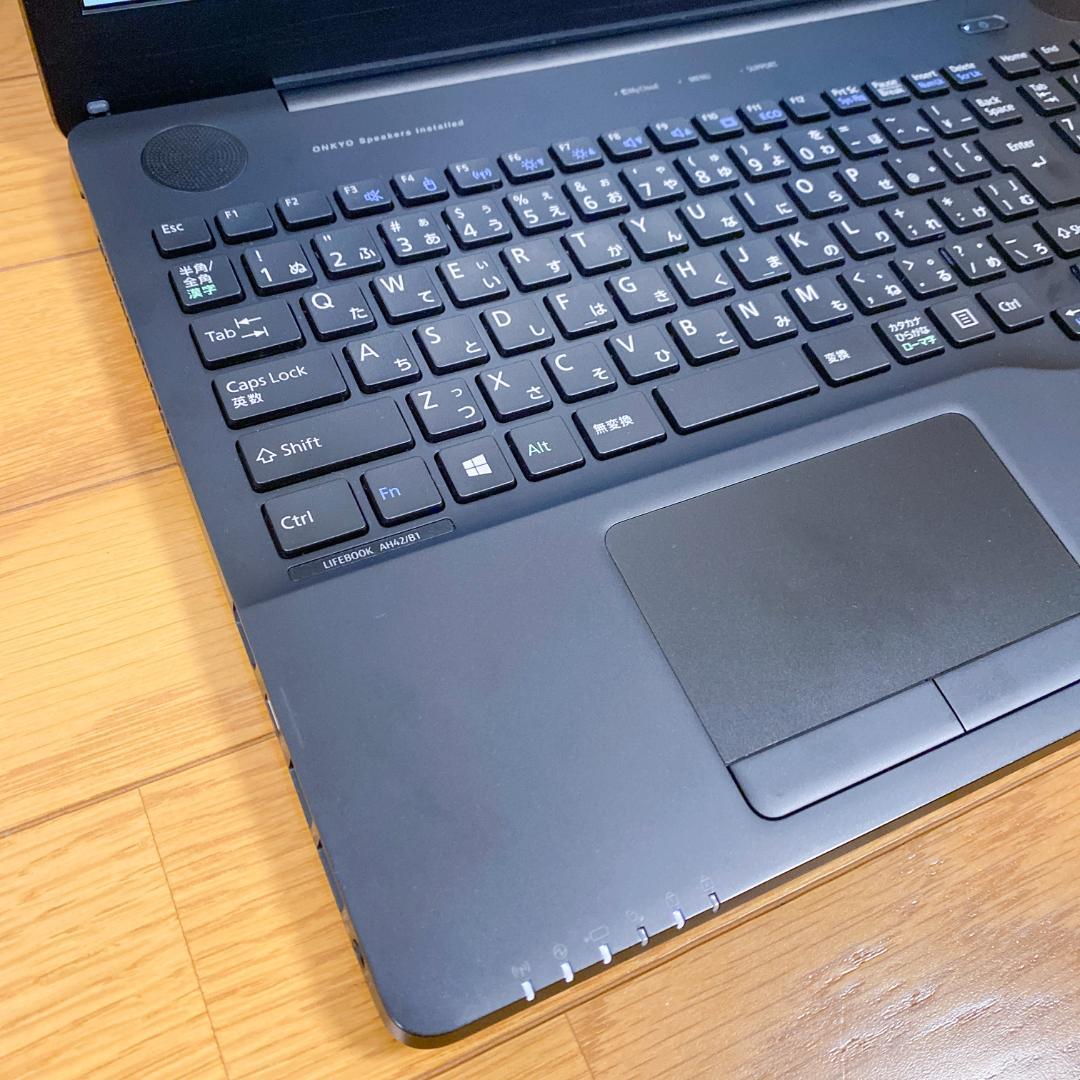 早い者勝ち！大容量SSD500GB✨富士通ノートパソコン黒 Windows11