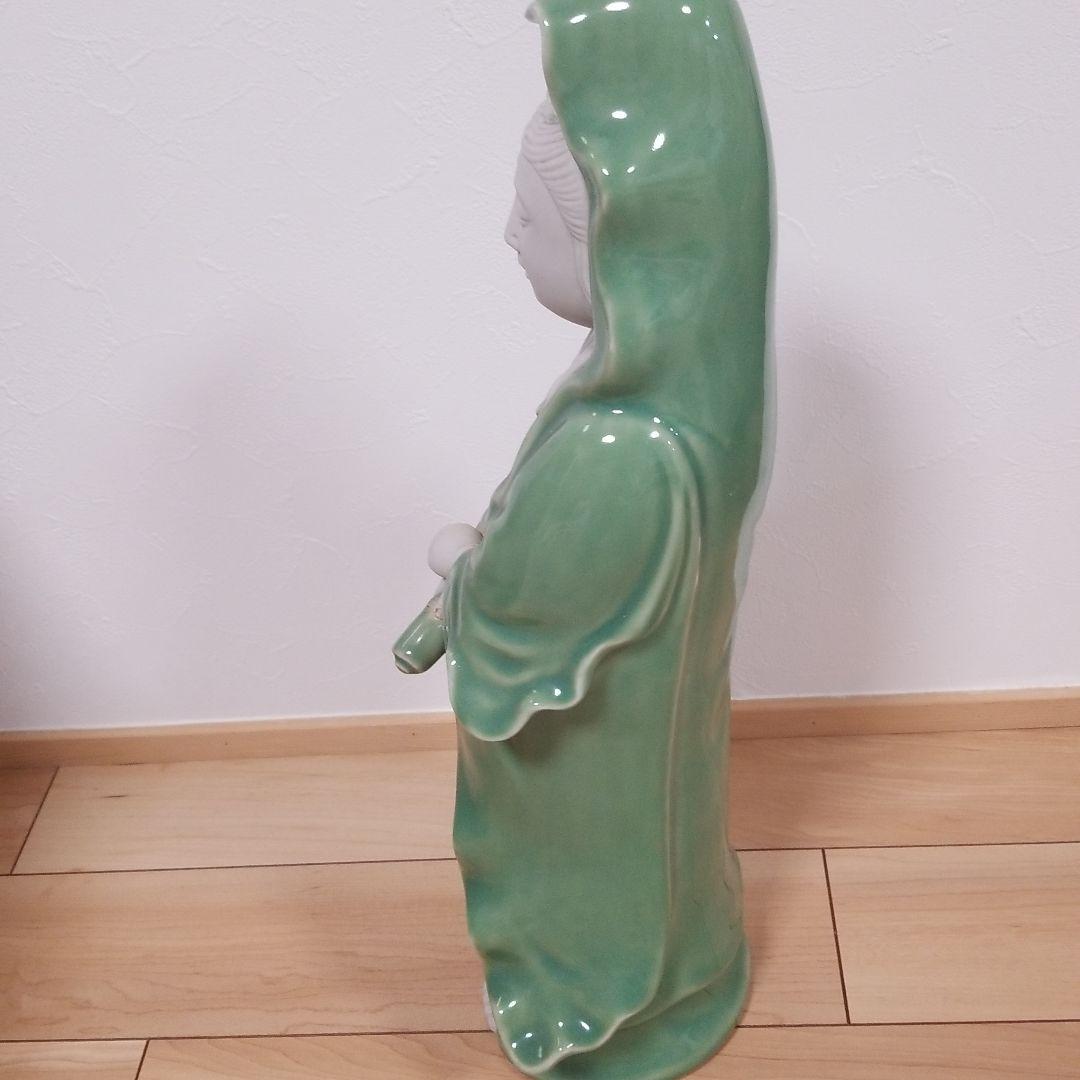 九谷 置物 観音 骨董